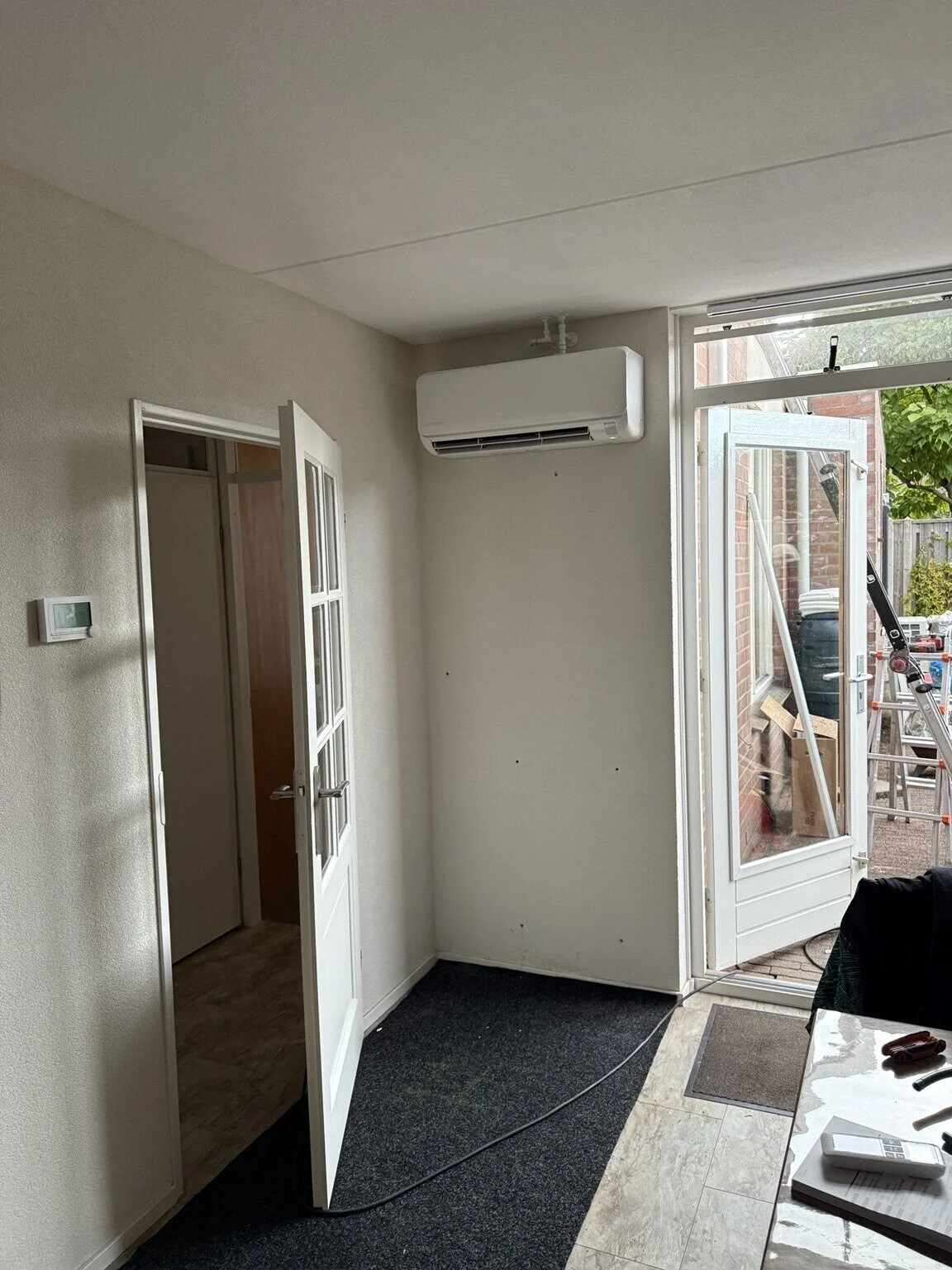 Airco-binnenunit van het project met drie airconditioningsystemen